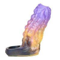 4.92in Egyzos Tentacle Silicone Soft Dildo Sleeve Cock Extender
