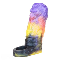 4.92in Fantasy Odd Small Silicone Soft Dildo Sleeve Cock Extender