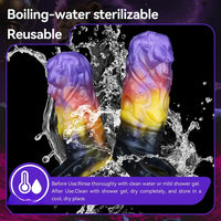 4.92in Fantasy Odd Small Silicone Soft Dildo Sleeve Cock Extender