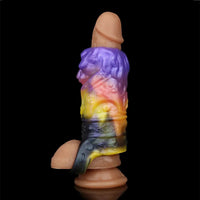 4.92in Fantasy Odd Small Silicone Soft Dildo Sleeve Cock Extender