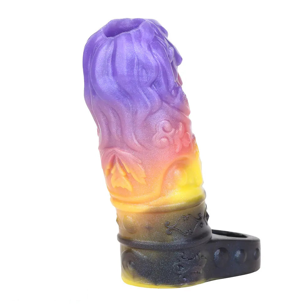 4.92in Fantasy Odd Small Silicone Soft Dildo Sleeve Cock Extender