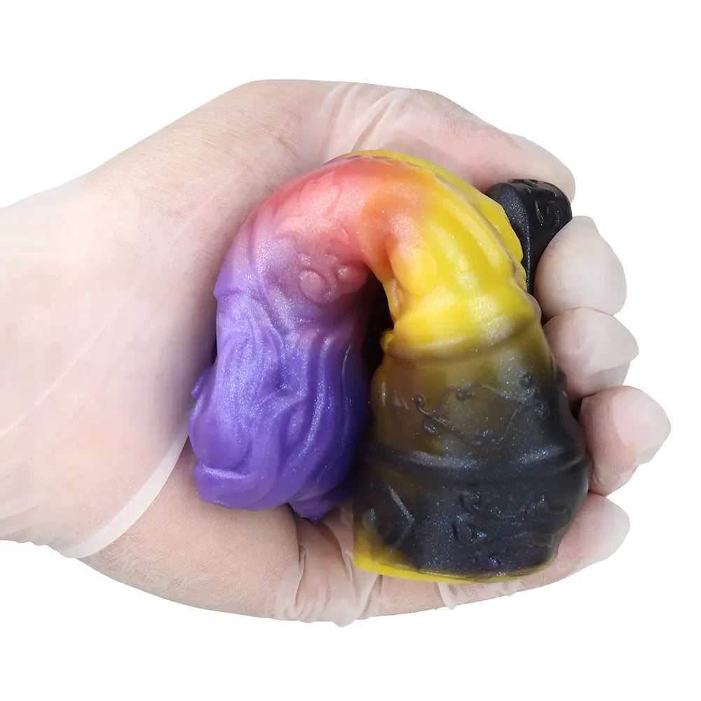 4.92in Fantasy Odd Small Silicone Soft Dildo Sleeve Cock Extender