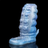 4.92in Realistic Tentacle Cock Soft Adult Dildo Sleeve With Penis Ring