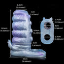 4.92in Realistic Tentacle Cock Soft Adult Dildo Sleeve With Penis Ring