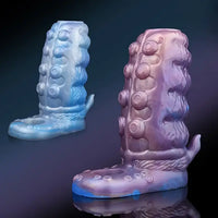 4.92in Realistic Tentacle Cock Soft Adult Dildo Sleeve With Penis Ring