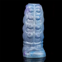 4.92in Realistic Tentacle Cock Soft Adult Dildo Sleeve With Penis Ring
