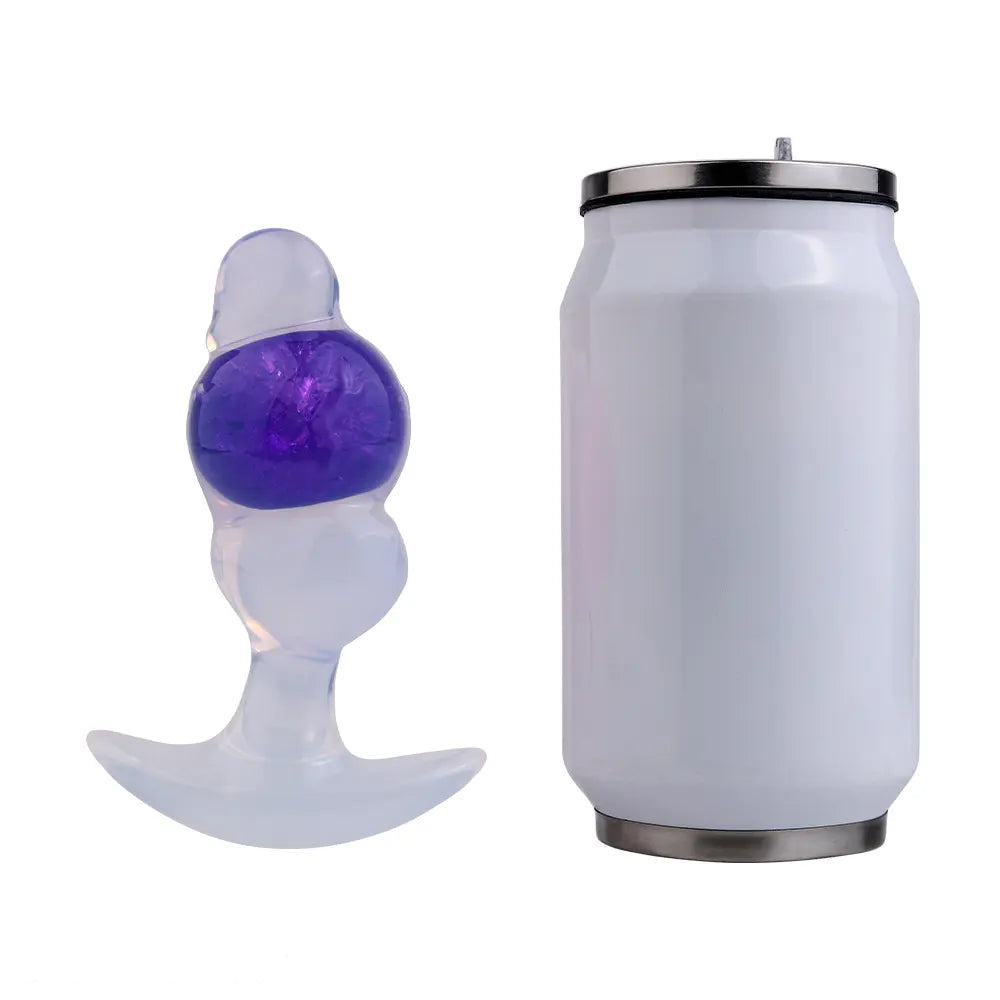 4.92in Silicone Anal Plug Dildo Realistic Design Masturbation Aid Cock