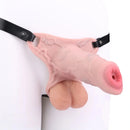 4.92in Silicone Animal Cock Cage Strap on Chastity Dildo Lock Cock Ring
