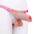 4.92in Silicone Animal Cock Cage Strap on Chastity Dildo Lock Cock Ring