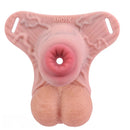 4.92in Silicone Animal Cock Cage Strap on Chastity Dildo Lock Cock Ring