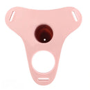 4.92in Silicone Animal Cock Cage Strap on Chastity Dildo Lock Cock Ring
