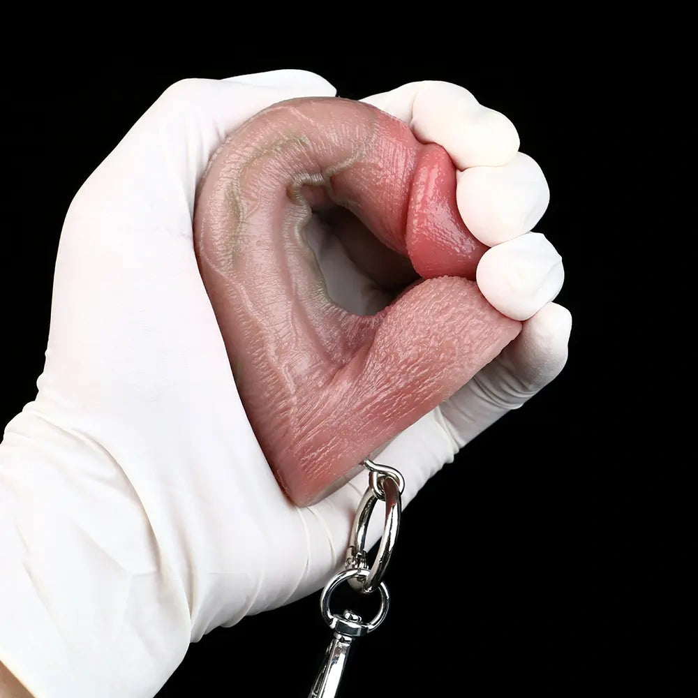 4.92in Silicone Soft Small Dildo Key Chain Anal Vaginal Sex Toy For Orgasm