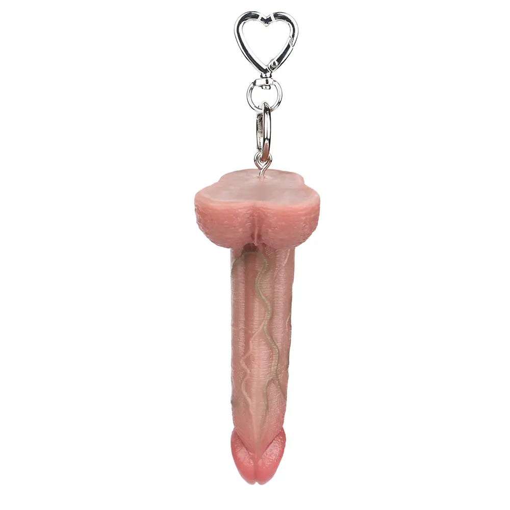 4.92in Silicone Soft Small Dildo Key Chain Anal Vaginal Sex Toy For Orgasm