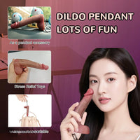 4.92in Silicone Soft Small Dildo Key Chain Anal Vaginal Sex Toy For Orgasm