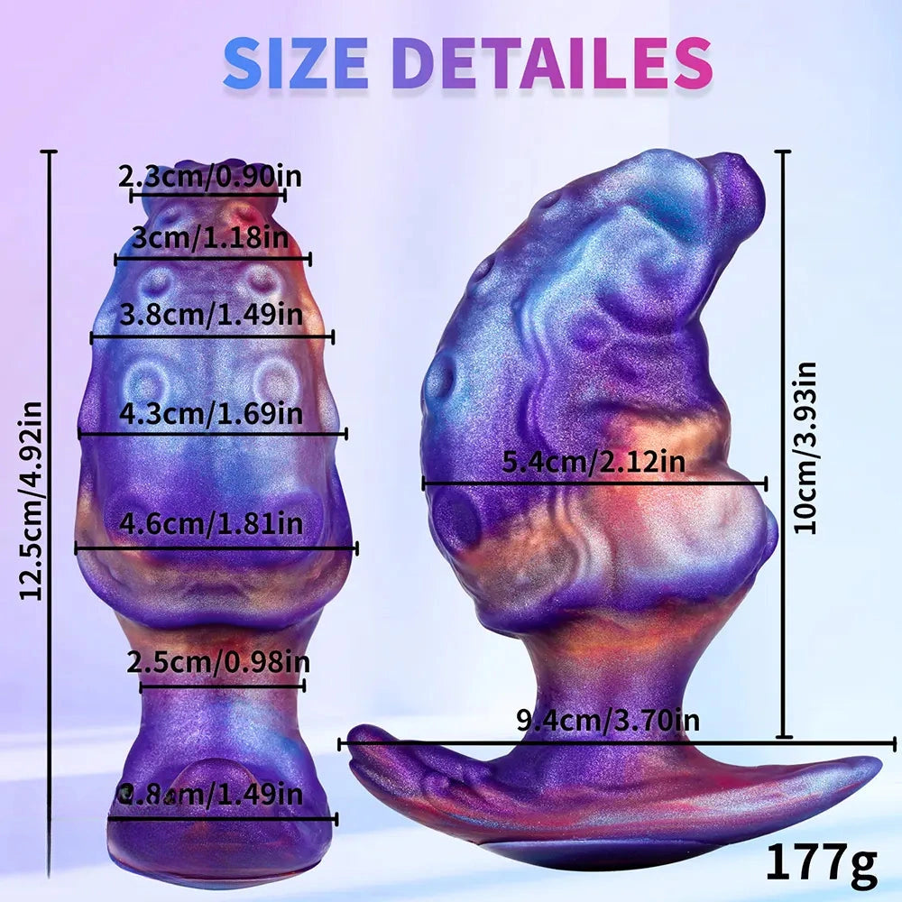 4.92in Tentacle Monster Silicone Soft Dildo Non-Electric Adult Intimate Play