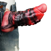 4.96in 5.51in 6.69in Tentacle Animal Soft Dildo Sleeve Cock Extender