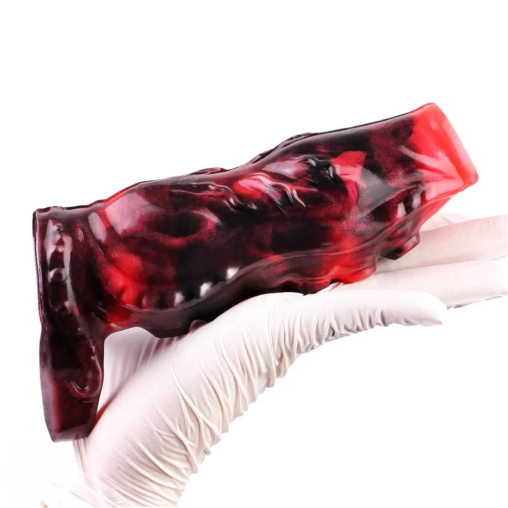 4.96in 5.51in 6.69in Tentacle Animal Soft Dildo Sleeve Cock Extender