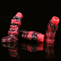 4.96in 5.51in 6.69in Tentacle Animal Soft Dildo Sleeve Cock Extender