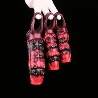 4.96in 5.51in 6.69in Tentacle Animal Soft Dildo Sleeve Cock Extender