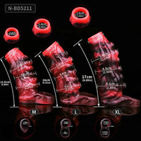 4.96in 5.51in 6.69in Tentacle Animal Soft Dildo Sleeve Cock Extender