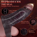 4.96in 6.42in Body-Safe Silicone Ultra-Realistic Penis Sleeve Dildo Toy