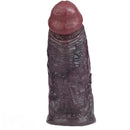 4.96in 6.42in Body-Safe Silicone Ultra-Realistic Penis Sleeve Dildo Toy
