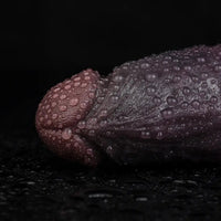 4.96in 6.42in Body-Safe Silicone Ultra-Realistic Penis Sleeve Dildo Toy