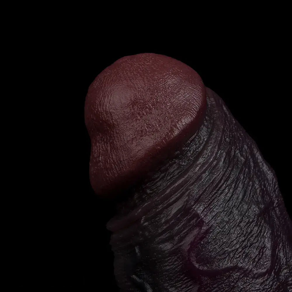 4.96in 6.42in Body-Safe Silicone Ultra-Realistic Penis Sleeve Dildo Toy