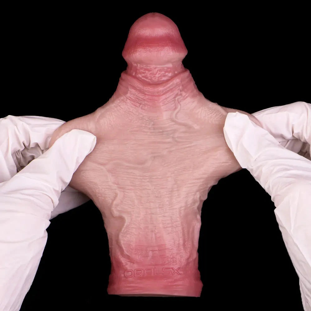 4.96in 6.42in Realistic Penis Cock Dildo Sleeve Extender For Women