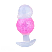 4.96in Luminous Silicone Anal Beads Dildo Anal Sex Toy For Adults