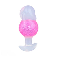 4.96in Luminous Silicone Anal Beads Dildo Anal Sex Toy For Adults
