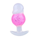 4.96in Luminous Silicone Anal Beads Dildo Anal Sex Toy For Adults