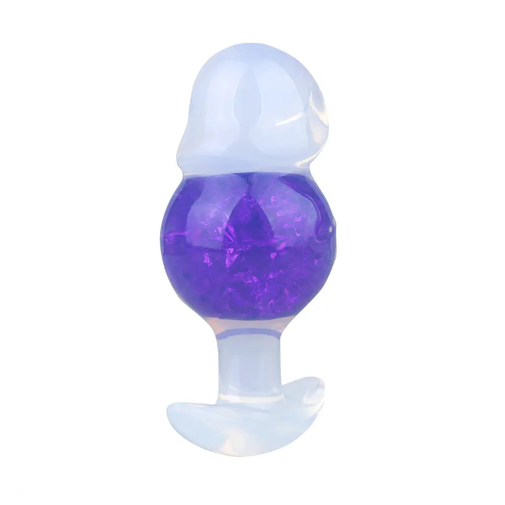 4.96in Luminous Silicone Anal Beads Dildo Anal Sex Toy For Adults