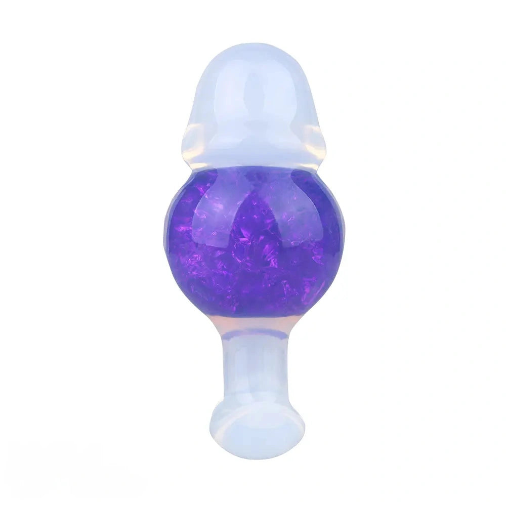 4.96in Luminous Silicone Anal Beads Dildo Anal Sex Toy For Adults