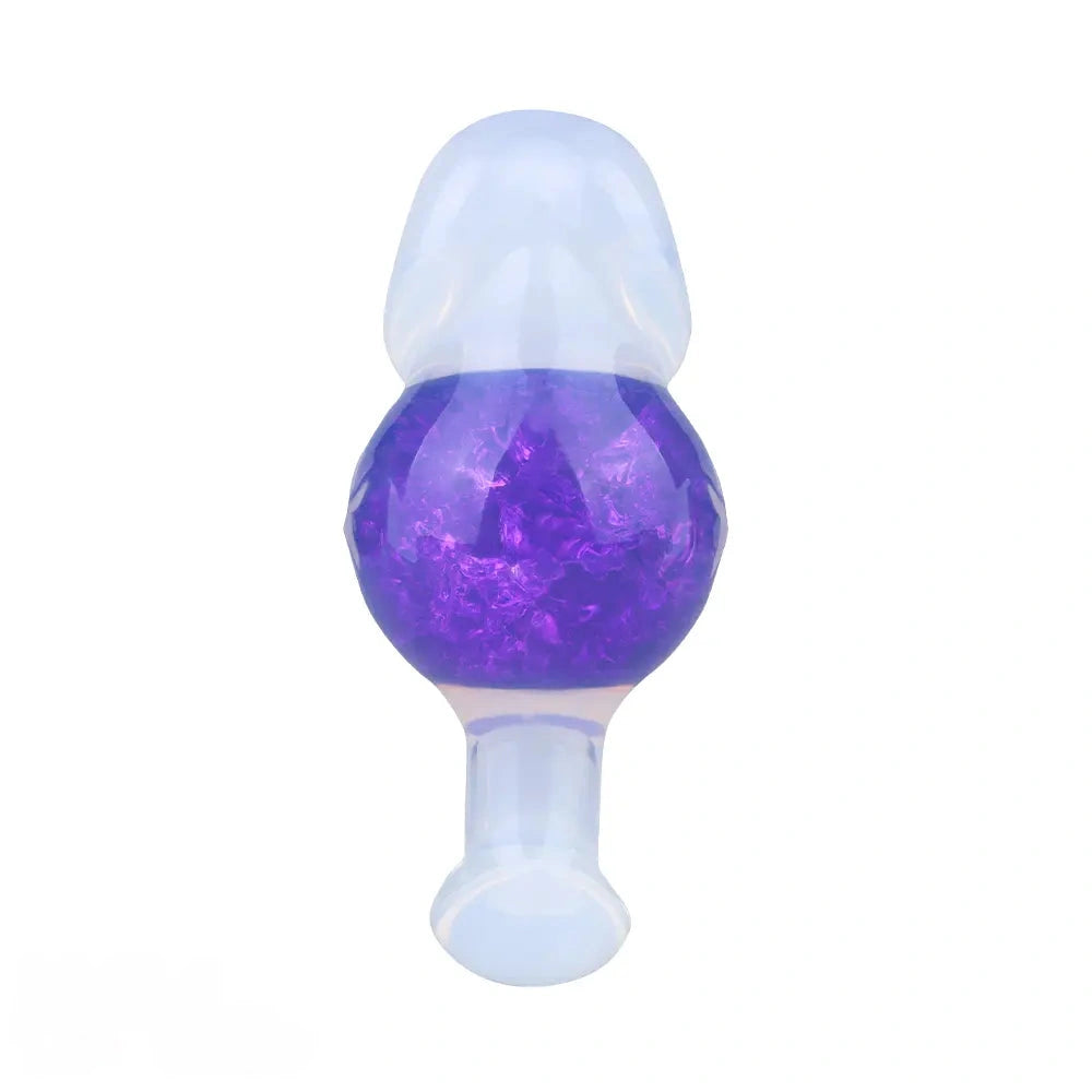 4.96in Luminous Silicone Anal Beads Dildo Anal Sex Toy For Adults