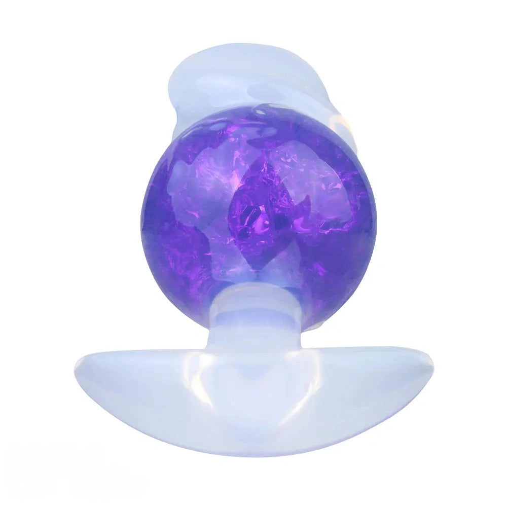 4.96in Luminous Silicone Anal Beads Dildo Anal Sex Toy For Adults