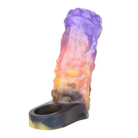 4.96in Ozuros Fantasy Odd Silicone Soft Dildo Sleeve Cock Extender