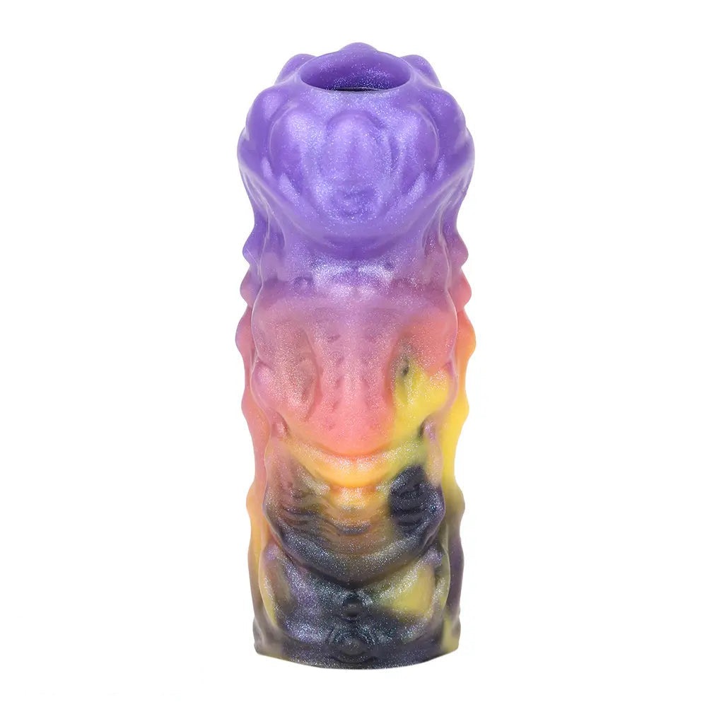 4.96in Ozuros Fantasy Odd Silicone Soft Dildo Sleeve Cock Extender