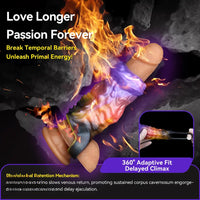 4.96in Ozuros Fantasy Odd Silicone Soft Dildo Sleeve Cock Extender