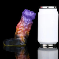 4.96in Ozuros Fantasy Odd Silicone Soft Dildo Sleeve Cock Extender