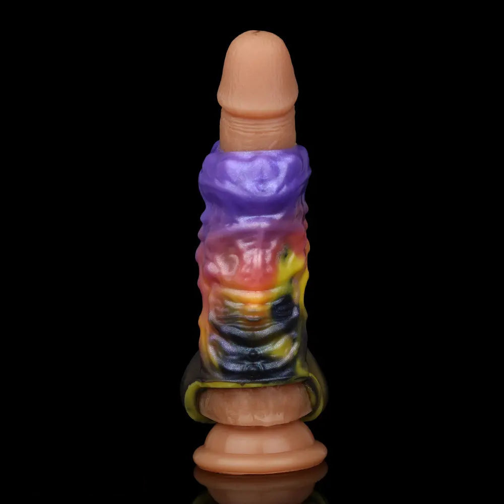 4.96in Ozuros Fantasy Odd Silicone Soft Dildo Sleeve Cock Extender