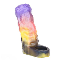 4.96in Ozuros Fantasy Odd Silicone Soft Dildo Sleeve Cock Extender