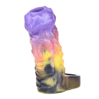 4.96in Ozuros Fantasy Odd Silicone Soft Dildo Sleeve Cock Extender