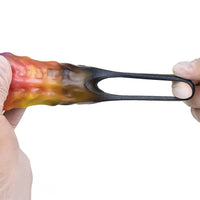 4.96in Ozuros Fantasy Odd Silicone Soft Dildo Sleeve Cock Extender