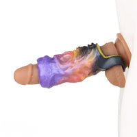 4.96in Ozuros Fantasy Odd Silicone Soft Dildo Sleeve Cock Extender