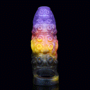 4.96in Sathos Euvoros Tentacle Silicone Soft Dildo Sleeve Cock Extender