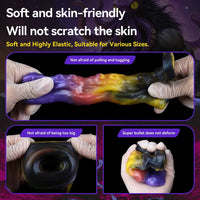 4.96in Sathos Euvoros Tentacle Silicone Soft Dildo Sleeve Cock Extender