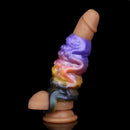 4.96in Sathos Euvoros Tentacle Silicone Soft Dildo Sleeve Cock Extender
