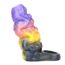 4.96in Sathos Euvoros Tentacle Silicone Soft Dildo Sleeve Cock Extender