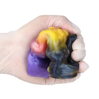 4.96in Sathos Euvoros Tentacle Silicone Soft Dildo Sleeve Cock Extender